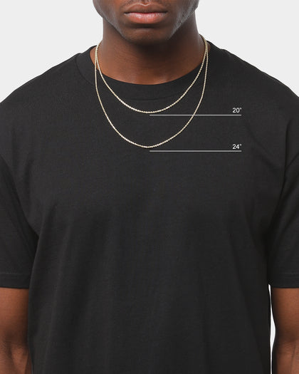 HOUSE OF AURIC HOLLOW ROPE CHAIN 10K YELLOW GOLD