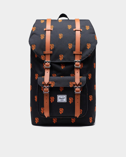 Herschel Bag Co Men's San Fransisco Giants Little America MLB East x West Backpack Black