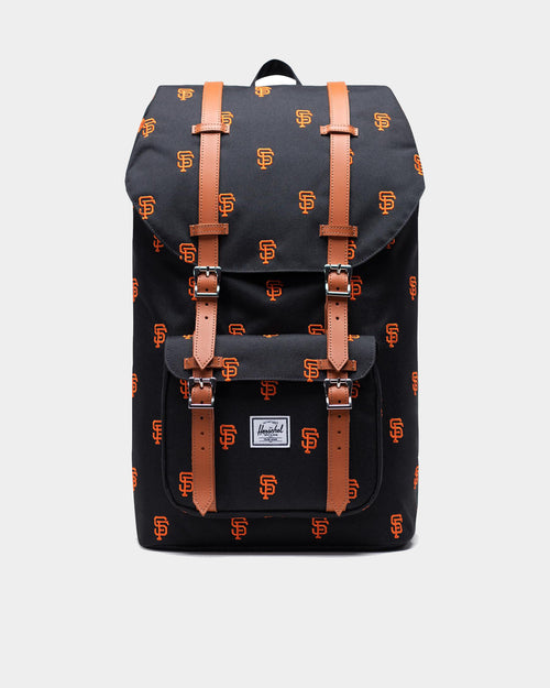 Herschel Bag Co Men's San Fransisco Giants Little America MLB East x West Backpack Black