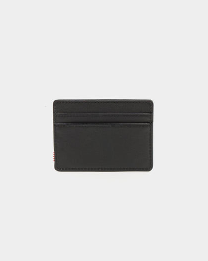 Herschel Bag Co. Charlie Leather RFID Wallet Black