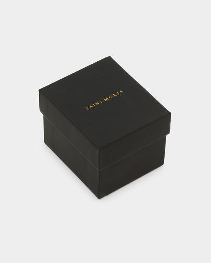 Saint Morta Saint Cross Earring Iced Gold