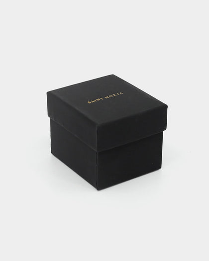 Saint Morta Saint Cross Earring Iced White Gold