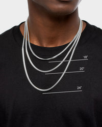 House Of Auric Cuban Link 5mm Chain Sterling Silver