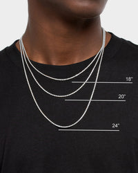House of Auric Rope 2mm Chain Sterling Silver