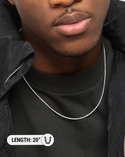 House of Auric Rope 2mm Chain Sterling Silver