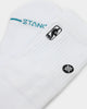 Stance Logoman ST QTR NBA Sock White