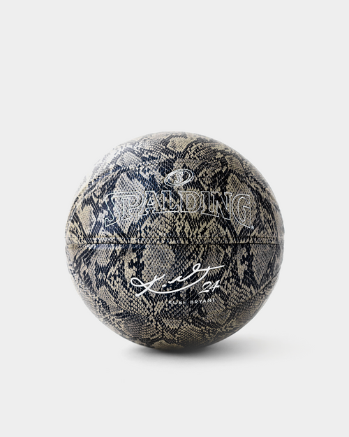 Spalding Kobe Bryant 94 Series 24K Silver Snake Basketball 24K Silver Snakeskin