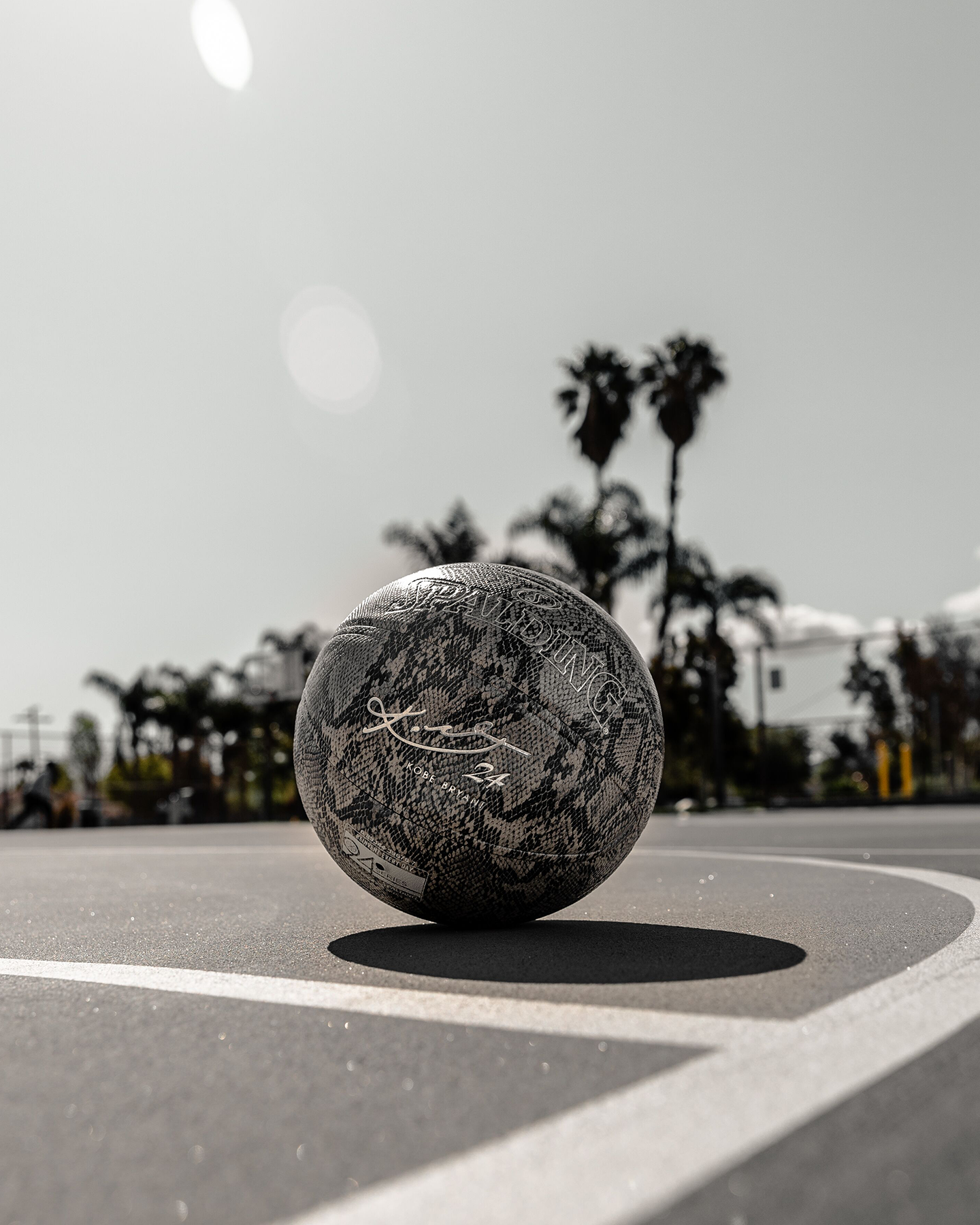 spalding x kobe bryant 94 silver series snakeskin basketball