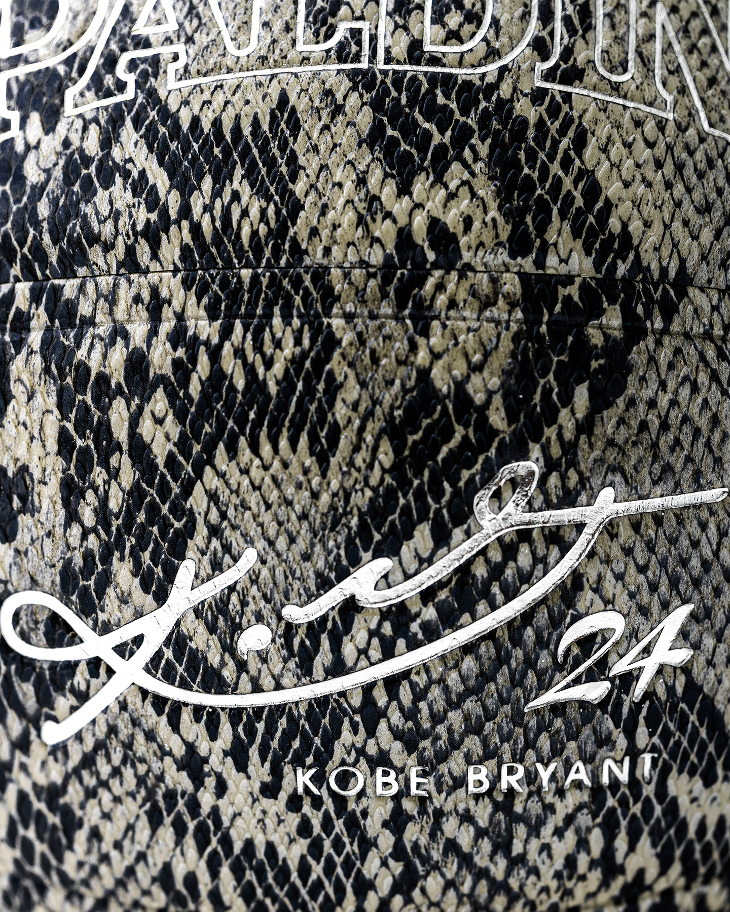 spalding x kobe bryant 94 silver series snakeskin basketball