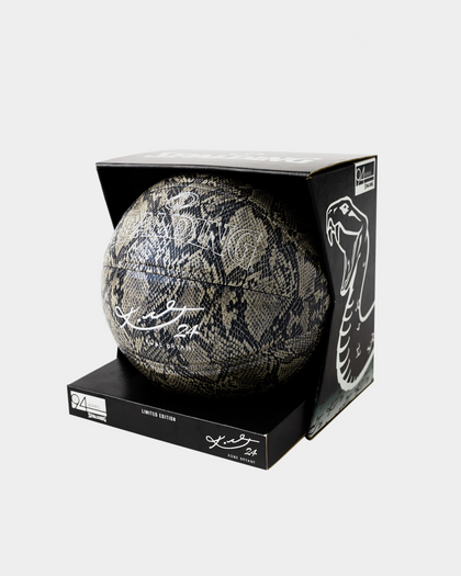 Spalding Kobe Bryant 94 Series 24K Silver Snake Basketball 24K Silver Snakeskin