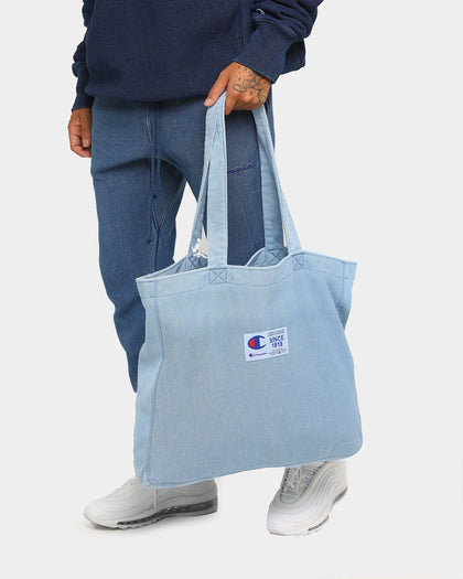 Champion Rev Weave Rebound Tote Bag Chambray Washed