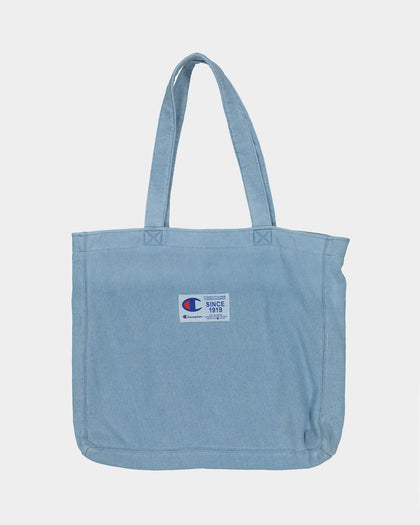 Champion Rev Weave Rebound Tote Bag Chambray Washed