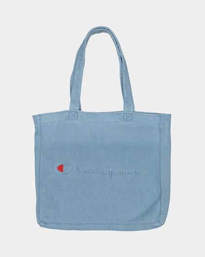 Champion Rev Weave Rebound Tote Bag Chambray Washed