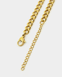 Raising Hell Women's 5mm Cuban Anklet Gold
