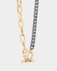 Wild for the Weekend Mixed Chain Necklace Gold