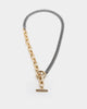 Wild for the Weekend Mixed Chain Necklace Gold