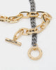 Wild for the Weekend Mixed Chain Necklace Gold