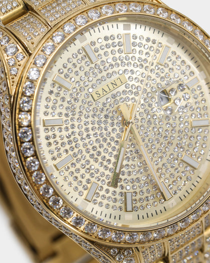 Saint Morta Luminary Watch Iced Gold