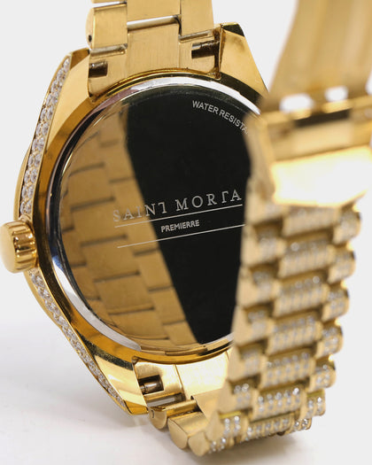 Saint Morta Luminary Watch Iced Gold