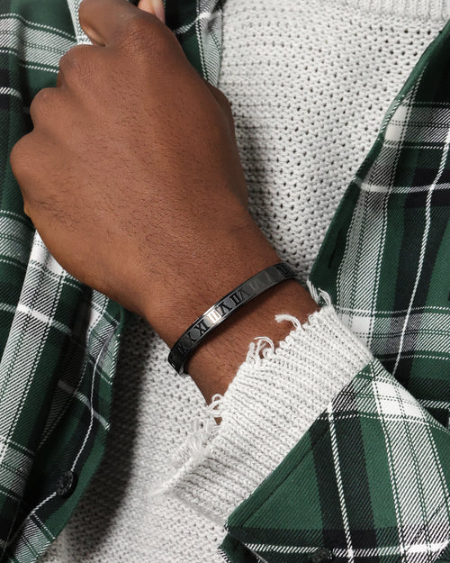 Saint Morta Numerical Bracelet Black