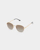 NUQE Men's Rewind Sunglasses Brown/Gold