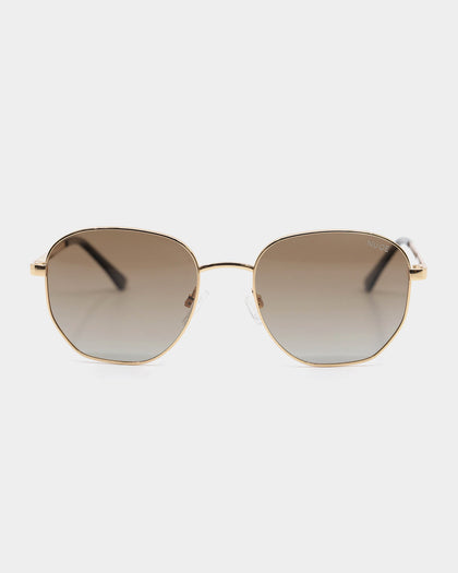NUQE Men's Rewind Sunglasses Brown/Gold