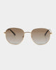 NUQE Men's Rewind Sunglasses Brown/Gold