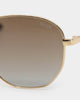 NUQE Men's Rewind Sunglasses Brown/Gold