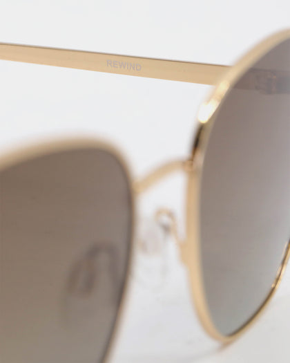 NUQE Men's Rewind Sunglasses Brown/Gold