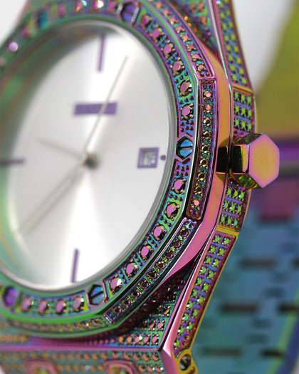 Saint Morta Medio Premierre Watch Iced Iridescent