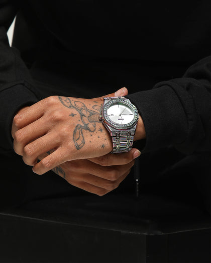 Saint Morta Medio Premierre Watch Iced Iridescent