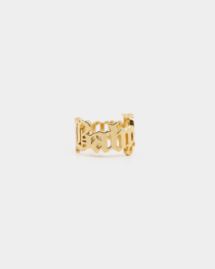 Raising Hell Women's Angel Baby Ring Gold