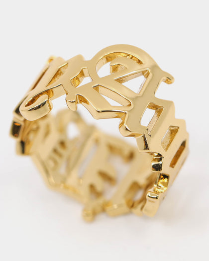 Raising Hell Women's Angel Baby Ring Gold