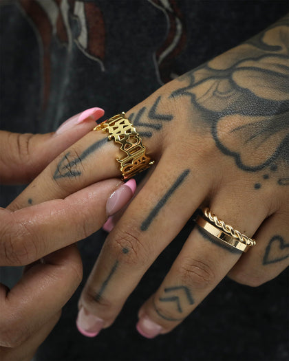 Raising Hell Women's Blessed Ring Gold