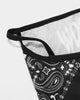 Crooks & Castles Crooks & Castles X Death Row Paisley Bandana Mask Black/Paisley