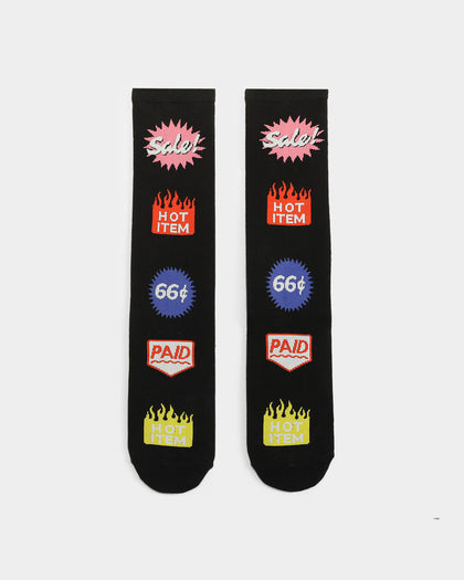 Vans Women's Ticker Socks (6.5-10) Black