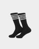 Vans Stripe Crew Socks (9.5-13) Black/White