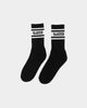 Vans Stripe Crew Socks (9.5-13) Black/White