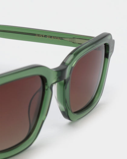 NUQE Men's Just Playin' Sunglasses Green/Brown