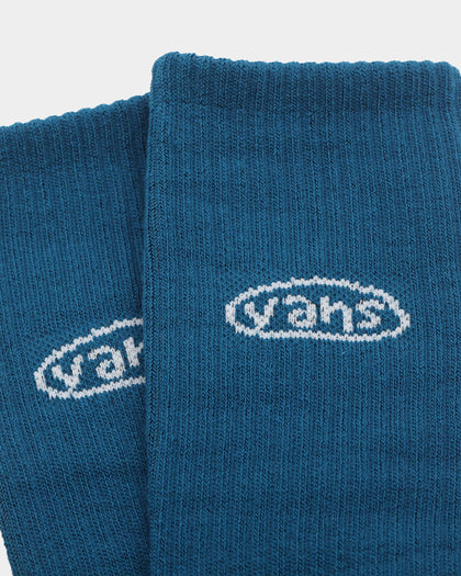 Vans Men's Seasonal Colour Crew Socks (6H-9) Moroccan Blue