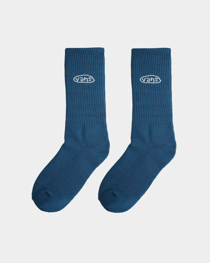 Vans Men's Seasonal Colour Crew Socks (6H-9) Moroccan Blue