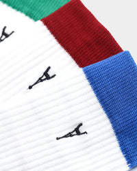 Carré Men's Iron Lady Sport Sock 3PK White/Multi-Coloured