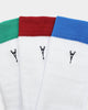 Carré Men's Iron Lady Sport Sock 3PK White/Multi-Coloured