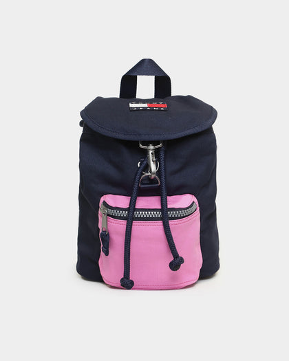 Tommy Jeans TJW Heritage SM Cotton Canvas Backpack Pink Daisy