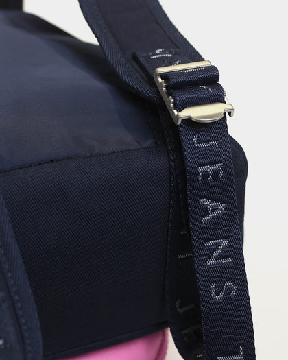 Tommy Jeans TJW Heritage SM Cotton Canvas Backpack Pink Daisy