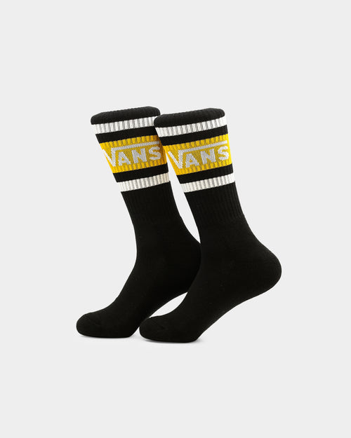 Vans Drop V Crew Socks (6.5-9) Black/Golden G