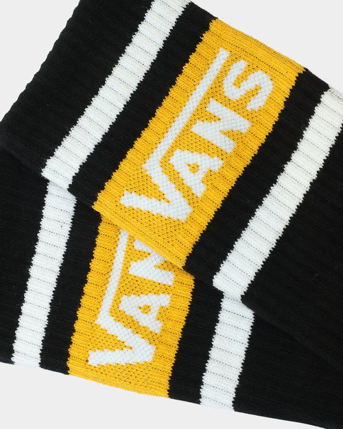 Vans Drop V Crew Socks (6.5-9) Black/Golden G
