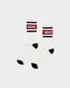 Vans Drop V Crew Socks (6.5-9) Biking Red/Dress Blues
