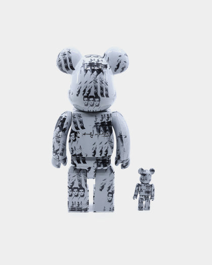 Medicom Be@Rbrick X Andy Warhol's Elvis Edition 400% & 100% Figure Set Multi-Coloured