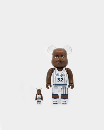 Medicom Toy Be@rbrick Shaquille O'Neal Orlando Magic 100% & 400% Collectible Set Multi